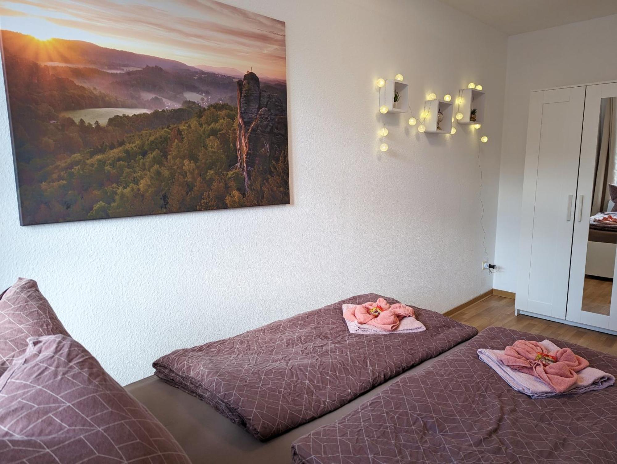 F4 - Urlaubsmagie - Grosse Wohnung Fuer Bis Zu 10 Personen Sebnitz Dış mekan fotoğraf